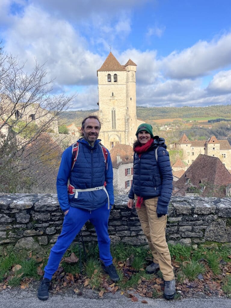 Arrivée à Saint-Cirq-Lapopie